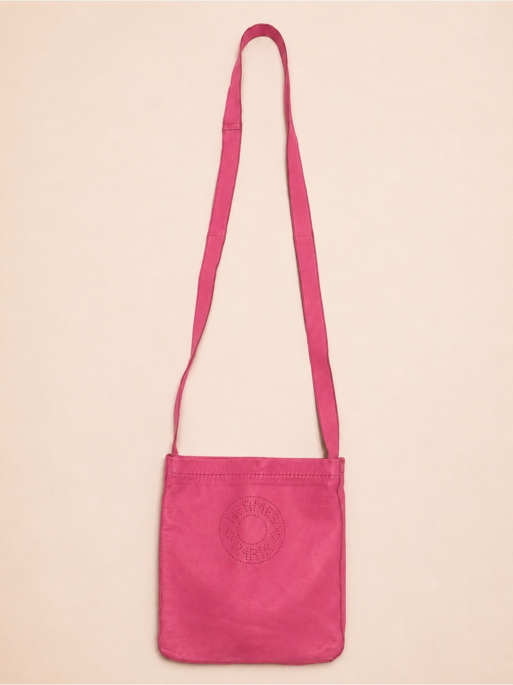 Hermès Milo Clou de Selle Crossbody Bag Pink Fuchsia Agneau Milo Lambskin COA